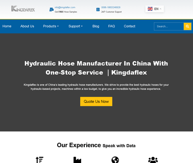 Qingdao Kingdaflex Industrial rubber air hose welding
