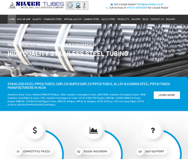 Silver Tubes butt weld steel pipe fittings