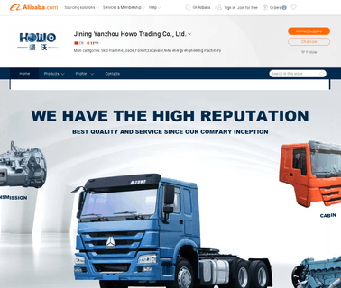Jining Yanzhou Howo Trading car cab
