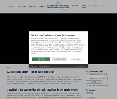 Home - Sonotronic laser plastics