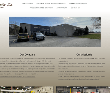 Scott Douglas Plastics automotive plastic injection moulding