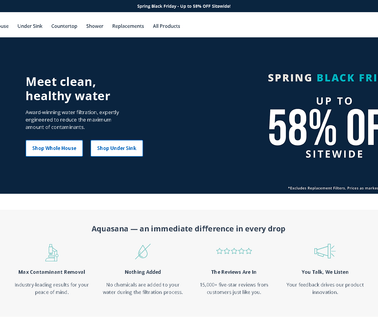 Aquasana Water Filters Whole House Water Filtration Systems filtration house