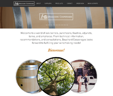 Bouchard Cooperages oak wood chips