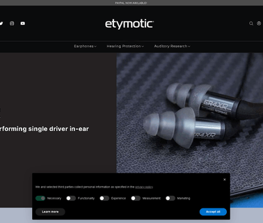 Home - Etymotic Research hearing listening