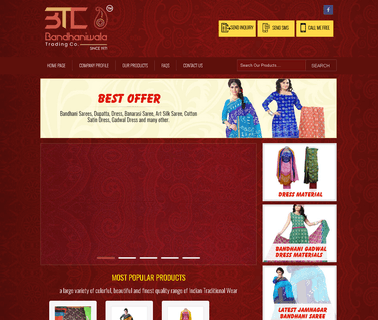 Bandhaniwala Trading Co. garments designer
