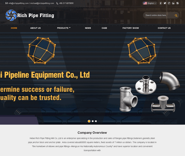 Hebei Rich Pipe Fitting Mill carbon steel pipe fitting tee