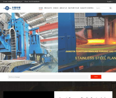 Jiangyin Fangyuan Ringlike Forging and Flange stainless forging steel flange