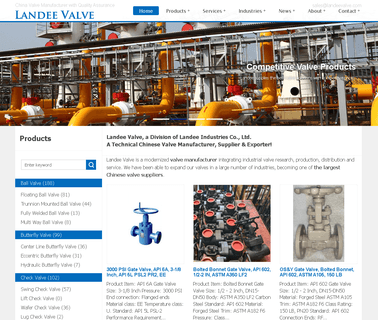 Landee Industrial Valve Trader. a216