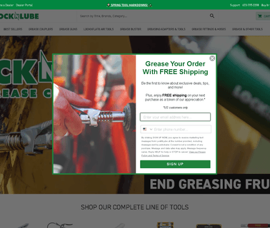 Lock and Lube garage clean