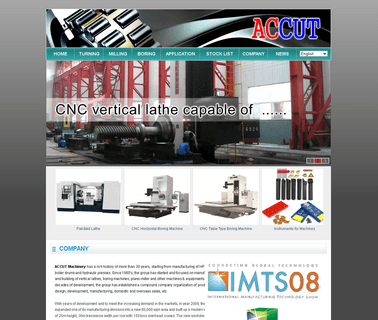 Dalian Accut Machinery used vertical milling machine