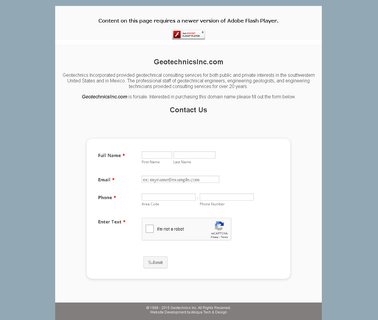 Geotechnics Inc - Geotechnical Engineers and Materials Testing geology exploration