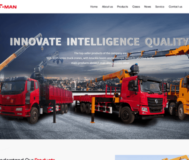 Xuzhou Fuman Lorrycrane telescopic boom crane