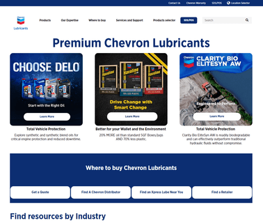Chevron Lubricants chevron