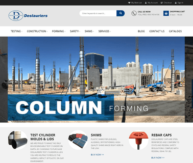 Deslauriers Inc concrete forming