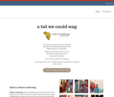 A Tail We Could Wag belts woven