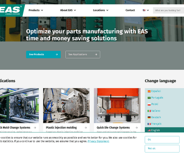 Eas Mold & Die Change Systems change die