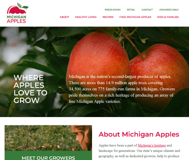 Michigan Apple Committee finished bakery
