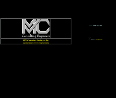M. V. Cummings Engineers, Web Page sanitary electrical