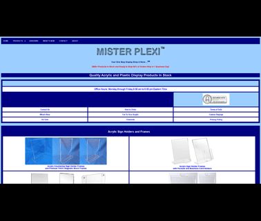 Misterplexi Your One Stop Display Shop & More Acrylic display easels