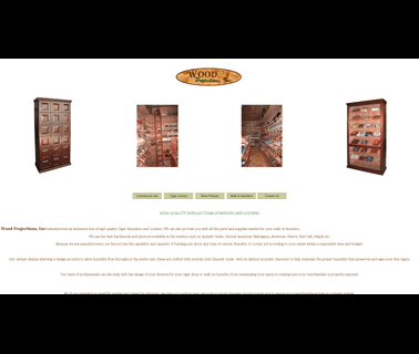 Humidors - Wood Projections cigar custom