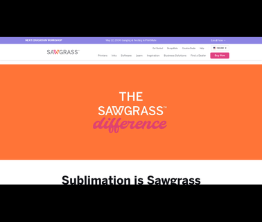 Sawgrass Technologies sublimation heat transfer printing