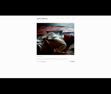 Mary Lamery, Artist/Painter equipment painter
