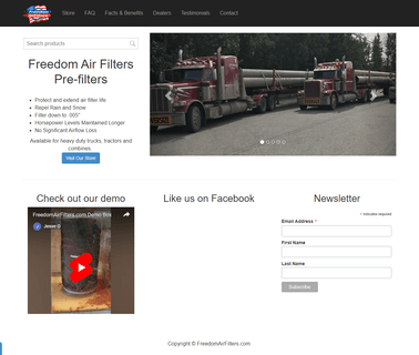 Home - Freedom Air Filters farm machinery filter