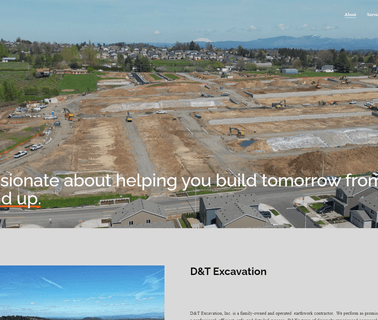 Welcome to D & T Excavation  work portland
