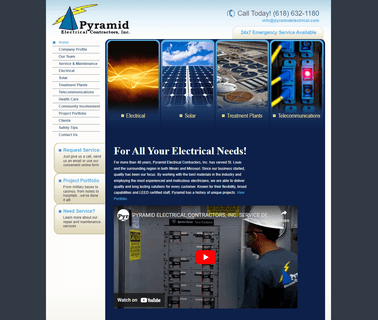 Pyramid Electrical Contractors Serves the Greater St. Louis contractor communication