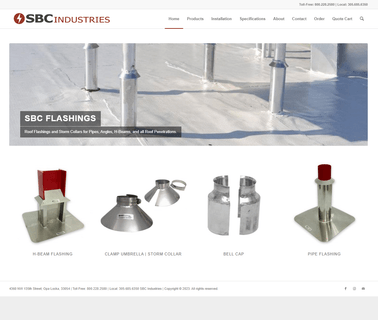 Roof Flashings, Sbc Industries, T ebx sbc