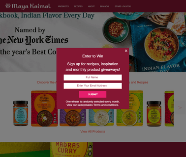 Maya Kaimal Fine Indian Foods kashmiri mirch
