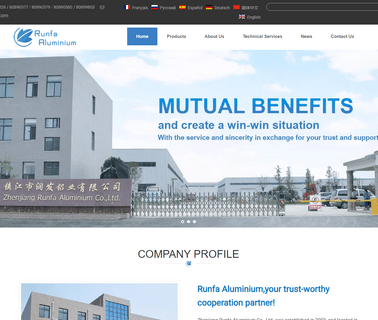Zhenjiang Runfa Aluminium air conditioning condenser