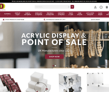 Acrylic Displays & Perspex / jewellery stands