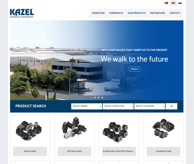 Kazel Hydraulic Equipments hauling concrete