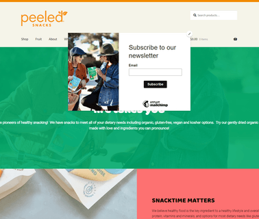 Peeled Snacks sugar refined