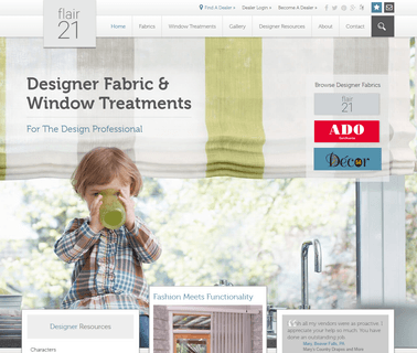 Flair21 drapery window coverings