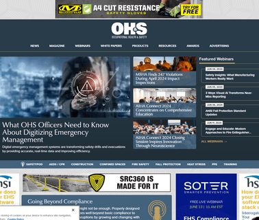 Occupational Health & Safety texas print