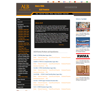 Alb Xiamen Material beryllium