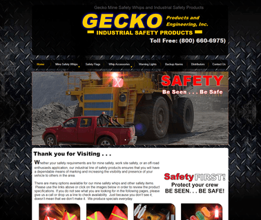 Gecko Products and Engineering alarms portable