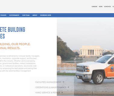 Complete Building Services serving facilities