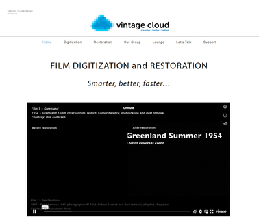 Vintage Cloud electronic hour