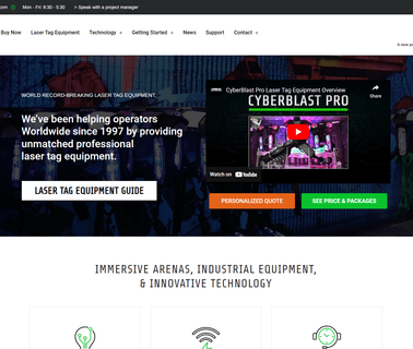 Laser Blast laser tag systems
