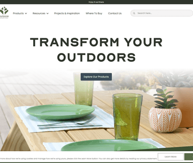 Outdoor Essentials L living container
