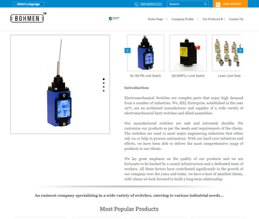 Bohmen Industries dust tight