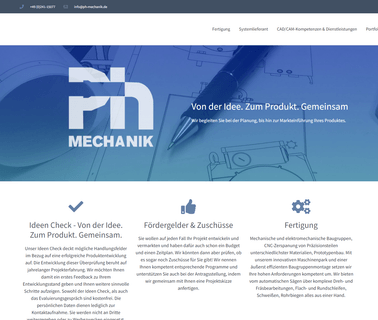 Home Page individual components