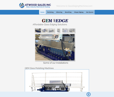 Gem Glass Edging Machines glass edging