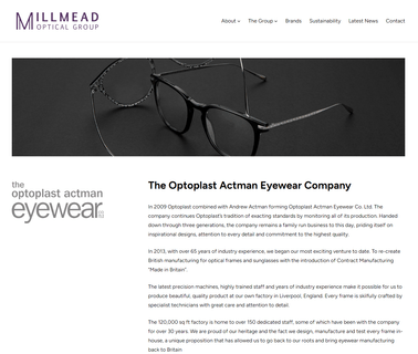 Optoplast Actman Eyewear designer eyewear frames