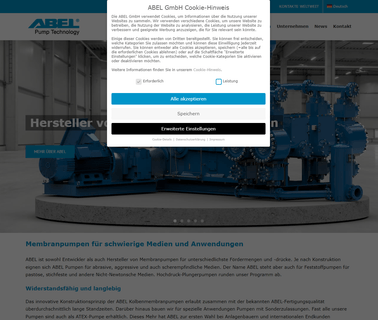 Abel Home filter press pumps