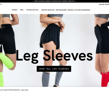 Zensah; Advanced Athletic Compression Sleeves advanced mission