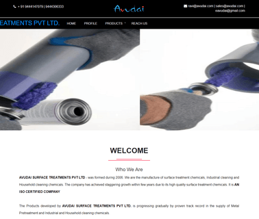 Avudai Surface Treatments clients india